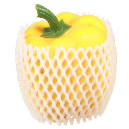 Artículo Chupete de comida decoración verduras pimiento amarillo Al.10cm