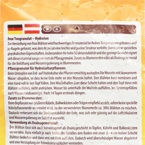Artículo Gránulos de arcilla expandida Lecaton de 8-16 mm, 5 litros