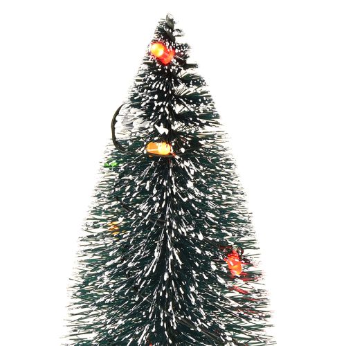 Artículo Árbol de Navidad LED mini artificial para batería 16cm 2 piezas