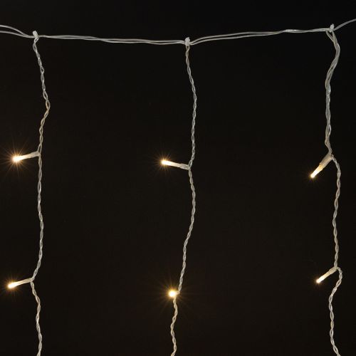 Floristik24 Cortina de luz 120 LED cadena de luz blanco cálido 100×180cm