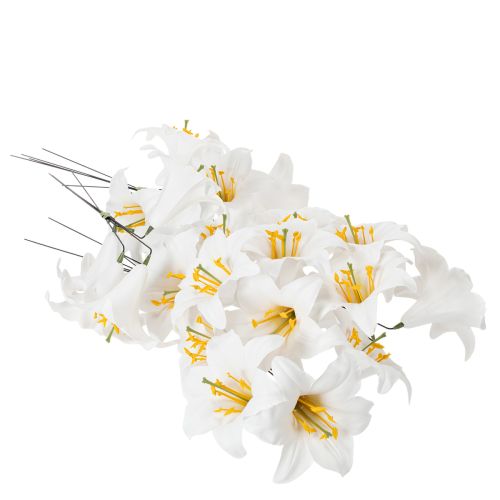Artículo Lirio en alambre, mediano, 25 piezas