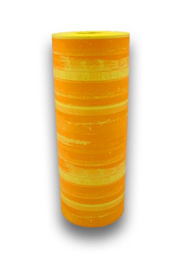 Floristik24 Papel para puños 37,5cm 100m amarillo/naranja