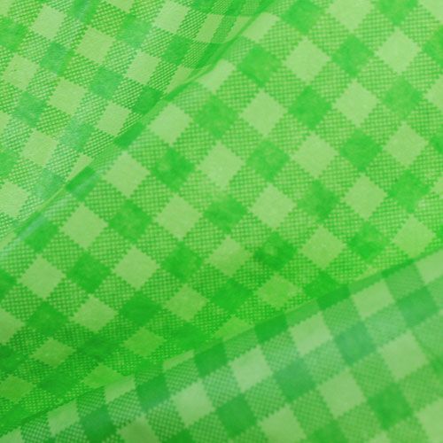 Artículo Papel para puños a cuadros verde mayo 25cm 100m