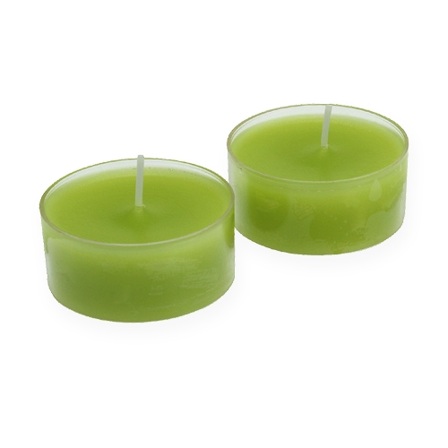 Floristik24 Maxi luces verdes Ø5,7cm 4pcs