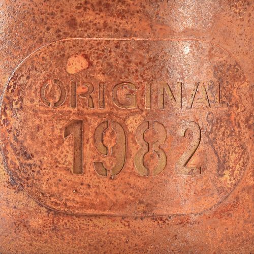 Artículo Jarra de leche macetero decorativo óxido decoración de metal Ø13cm H15,5cm