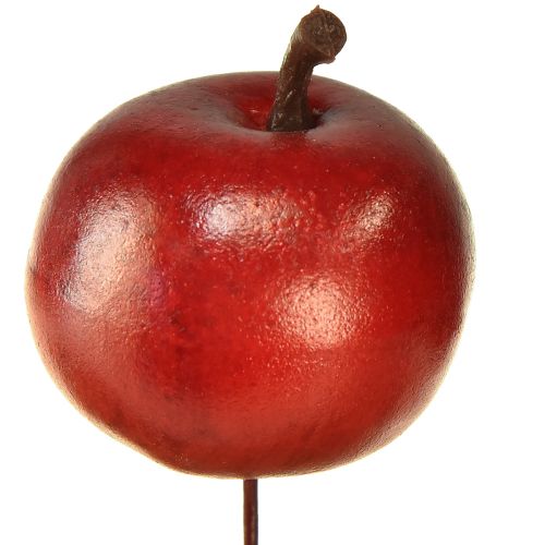 Artículo Mini manzanas en alambre Ø3,5cm 48 piezas