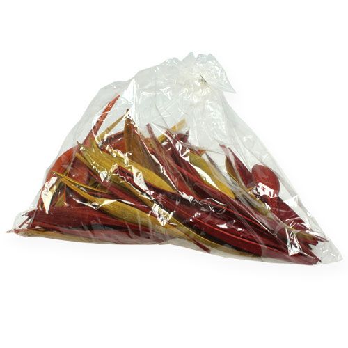 Floristik24 Mini culo de hoja de coco de 3 colores. 0,5 kilogramos