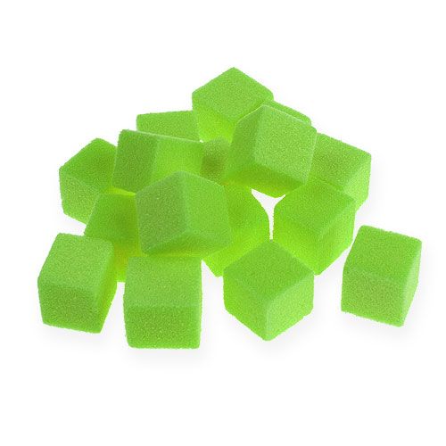 Floristik24 Mini cubo de espuma húmeda verde 300p