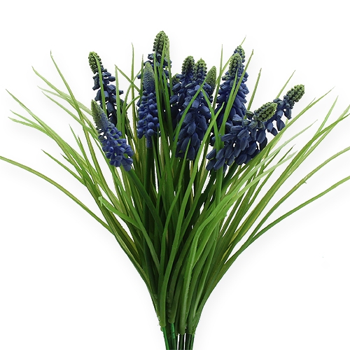 Artículo Jacintos de uva 28cm - 30cm Azul 15 uds