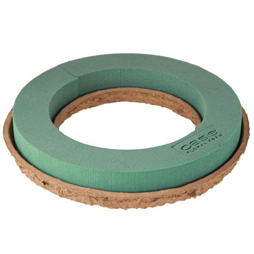 Artículo Corona de espuma floral verde OASIS® Biolit® de 32 cm (2 unidades)
