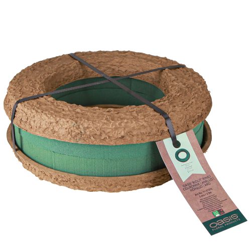 Artículo Corona de espuma floral verde OASIS® Biolit® de 32 cm (2 unidades)