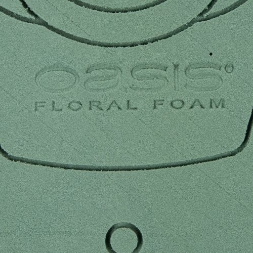 Artículo Figura de oso de peluche de espuma floral con soporte, 48,5 cm x 42 cm, 5 cm de alto, 1 pieza.