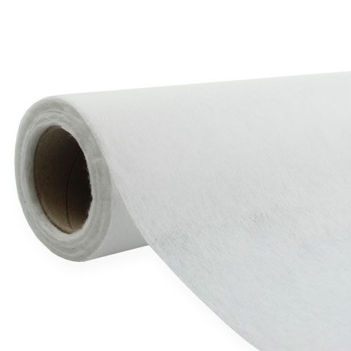 Floristik24 Forro polar Deco 60cm x 20m blanco