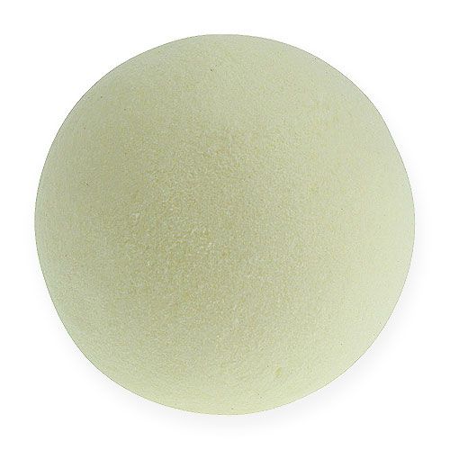 Floristik24 Bolas de espuma crema 9cm 4pcs