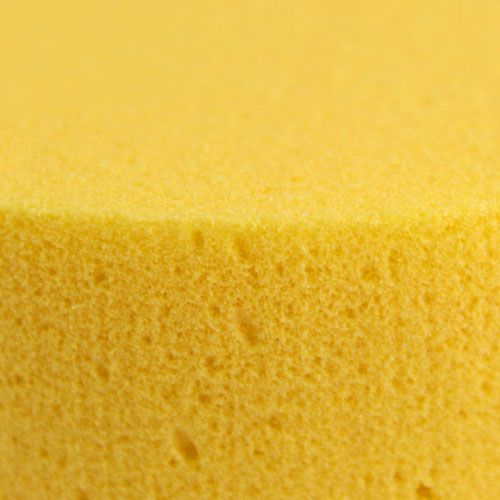 Floristik24 Cilindro enchufable Cilindro Ø8cm Amarillo 6pcs