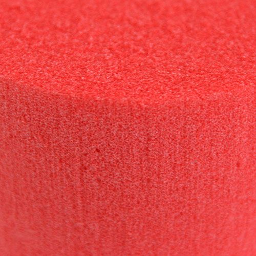 Floristik24 Cilindro enchufable Cilindro Ø8cm Rojo 6pcs