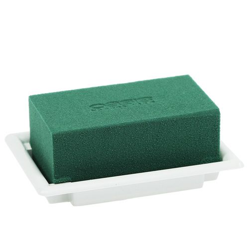Floristik24 OASIS® Table Deco Mini azulejos de espuma florales 13cm×9cm×5cm 16 piezas