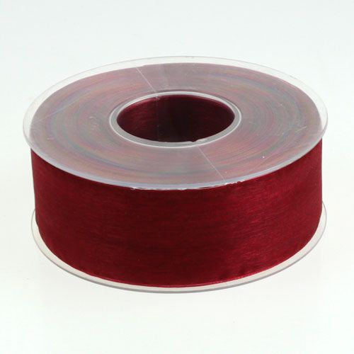 Artículo Cinta organza burdeos 40mm 50m