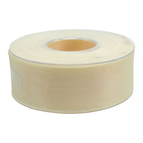 Artículo Cinta de organza con orillo 4,0cm 50m crema