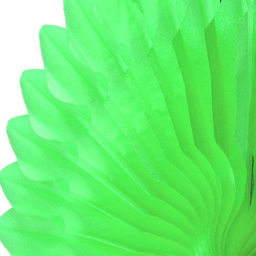 Floristik24 Panal de papel flor verde Ø40cm 4pcs