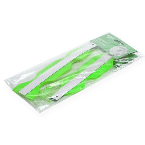 Floristik24 Panal de papel flor verde Ø40cm 4pcs