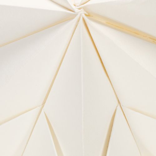 Artículo Estrellas de papel estilo escandinavo Estrella navideña Crema Blanco 45cm 3 uds