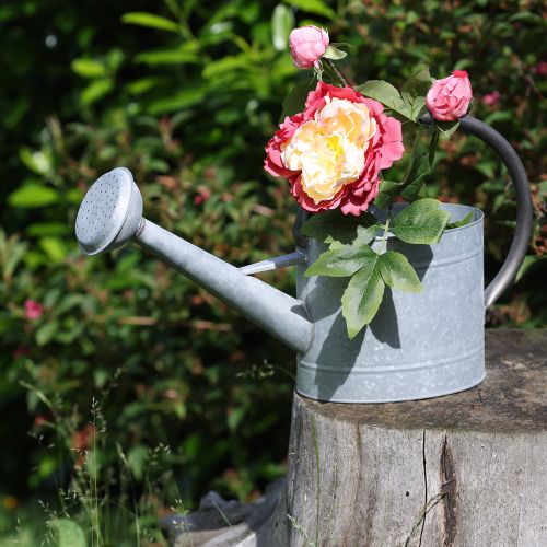 Artículo Peonías Flores De Seda Flores Artificiales Rosa Amarillo 68cm