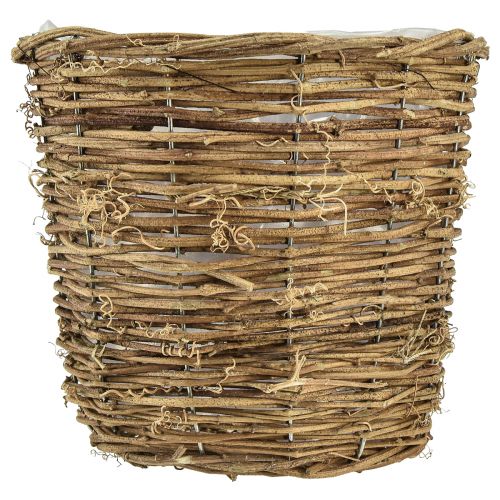 Artículo Cesta para plantas de macetero de vid natural 20cmx17cmx14cm