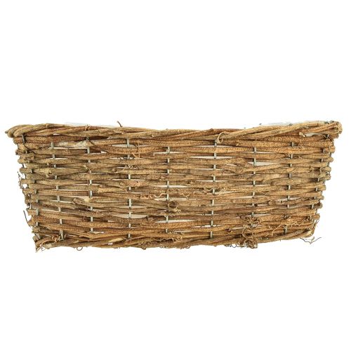 Artículo Cesta para plantas cesta ovalada de vid natural para plantas L30cm