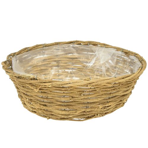 Cuenco decorativo para plantas redondo enredaderas naturales Ø35cm H12cm