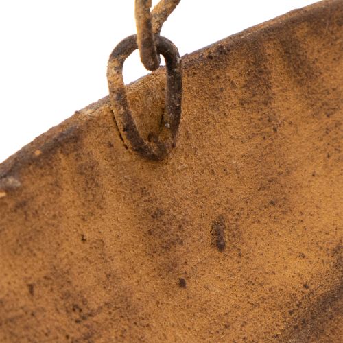 Bol colgante decorativo, decoración de jardín, aspecto oxidado, Ø31cm, L62cm | Floristik24.es