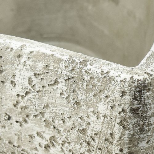 Floristik24 Cuenco para plantas corazón planta corazón tumba cuenco decoración de mesa 20×21,5×8,5 cm