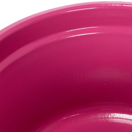 Artículo Jardinera de chapa, decoración primaveral para el salón, 25cm, 3 piezas