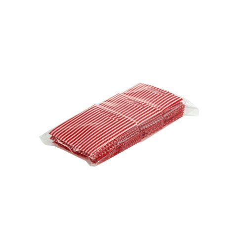 Floristik24 Tipo de bolsa de plástico roja. 6,5 cm x 6,5 cm 12 piezas