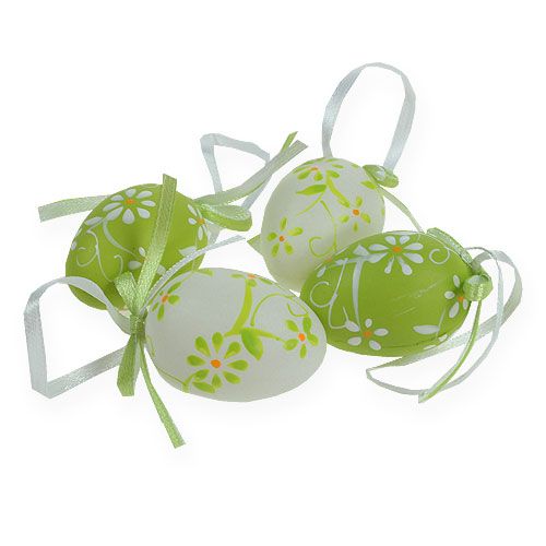 Floristik24 Huevos de Pascua de plástico 4cm 12pcs