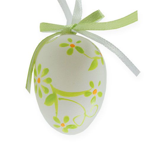 Floristik24 Huevos de Pascua de plástico 4cm 12pcs