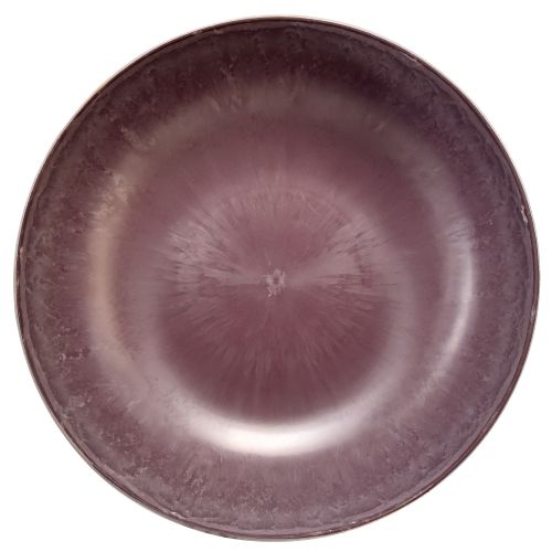 Artículo Elegante cuenco de plástico morado 37x10,5 cm - versátil para decoración - 3 piezas