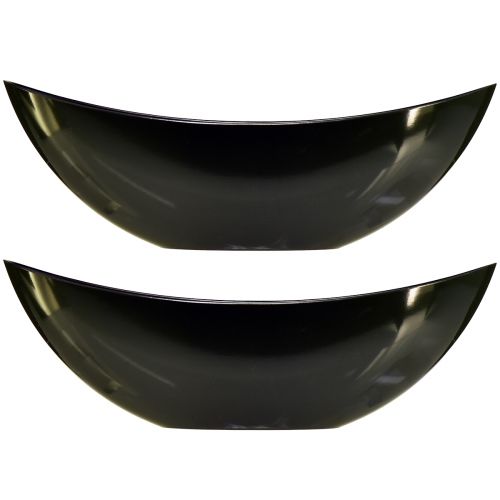 Artículo Elegante cuenco para barco en verde oscuro - perfecto para plantar - 39 cm 2 piezas