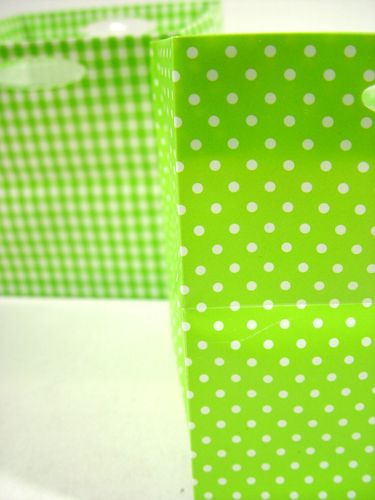 Artículo Bolsa de plástico 12x12cm 12pcs. verde