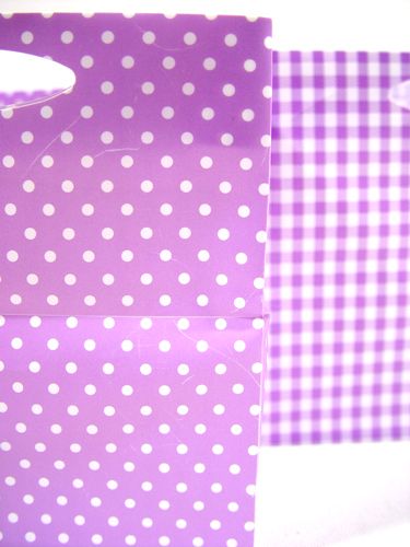 Floristik24 Bolsa de plástico 10,5x10,5cm 16 piezas violeta
