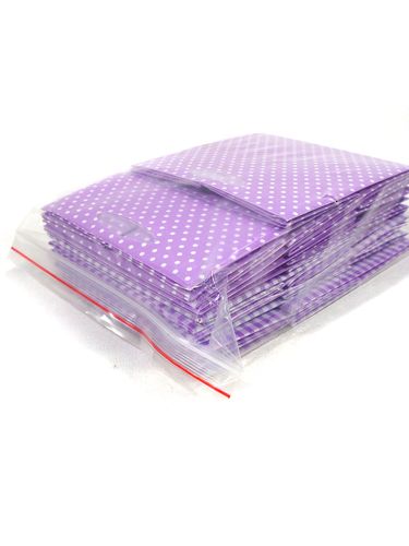 Floristik24 Bolsa de plástico 10,5x10,5cm 16 piezas violeta