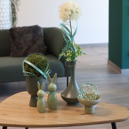 Artículo Cuenco de cerámica para trofeos para una elegante decoración del hogar, 17 cm