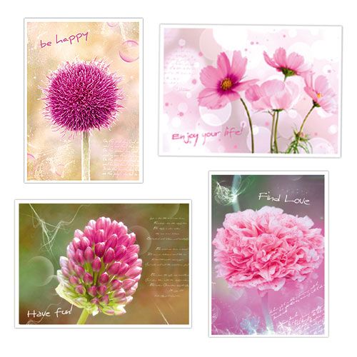 Floristik24 Ordenar postales con motivos florales. 4o