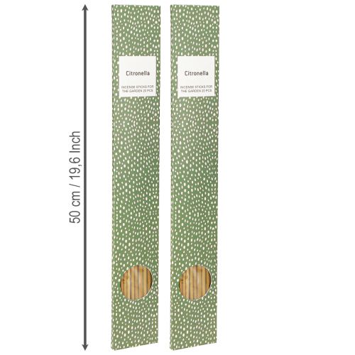 Artículo Incienso de Citronela en Bambú (L50cm, 20 Varillas)