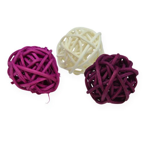 Floristik24 Lataball surtido 3cm Erika 72uds
