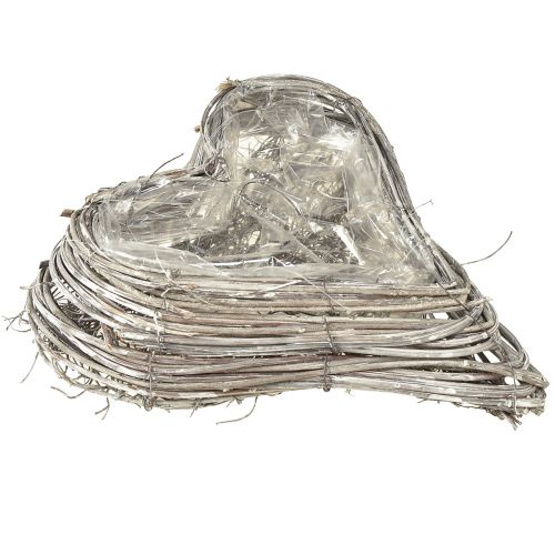 Artículo Corazón de ratán planta corazón vides de ratán blanco natural 20x24cm