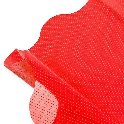 Floristik24 Puños Rondella Ø40cm rojo 50pcs