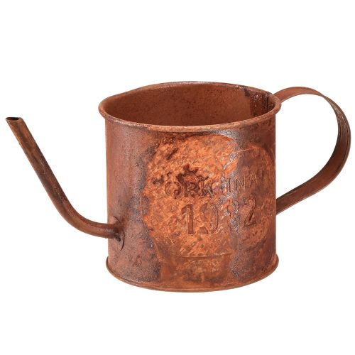 Artículo Regadera decorativa óxido mini macetero de metal Ø10cm H9cm