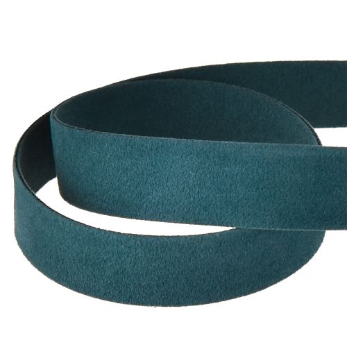 Artículo Cinta de terciopelo azul, cinta de joyería, cinta de regalo azul, 15 mm, 7 m