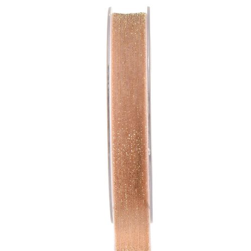 Artículo Cinta de terciopelo brillo cinta decorativa oro rosa terciopelo 20mm 10m
